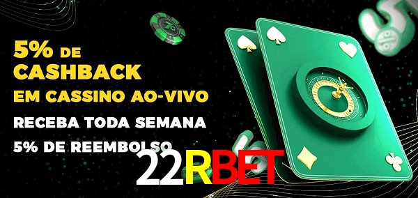 Promoções do cassino ao Vivo 22Rbet
